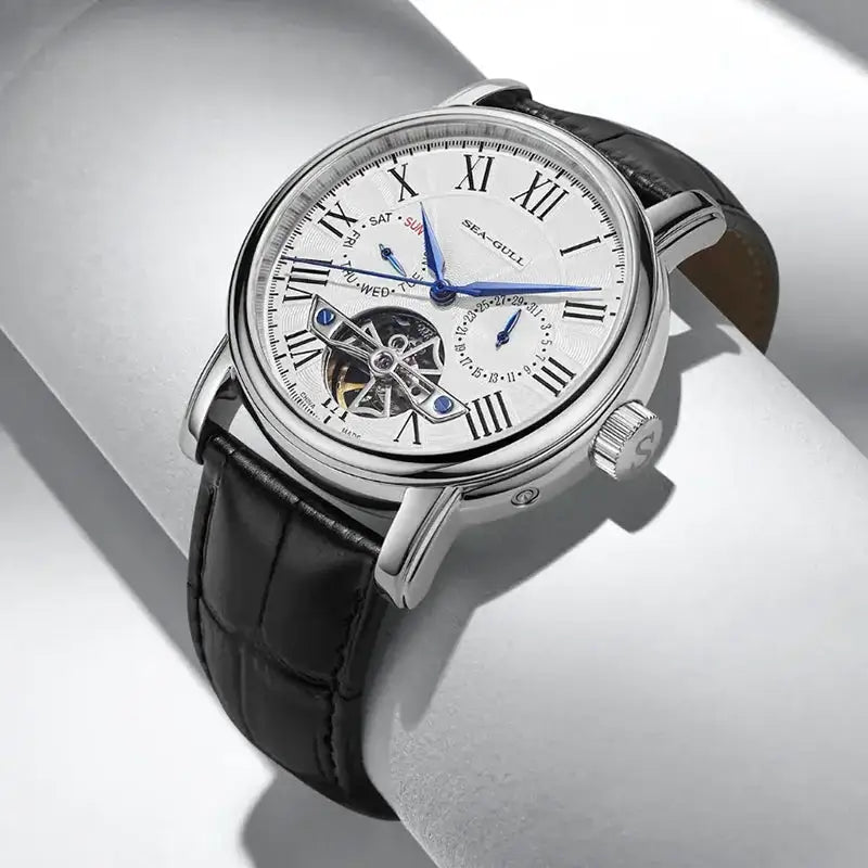 SEAGULL Luxury Watch Business Waterproof Male Clock Date Stainless Steel Mechanical Watch Men Watch Reloj Hombre 2026 D819.622