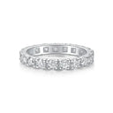 Exquisite Moissanite Anniversary Ring