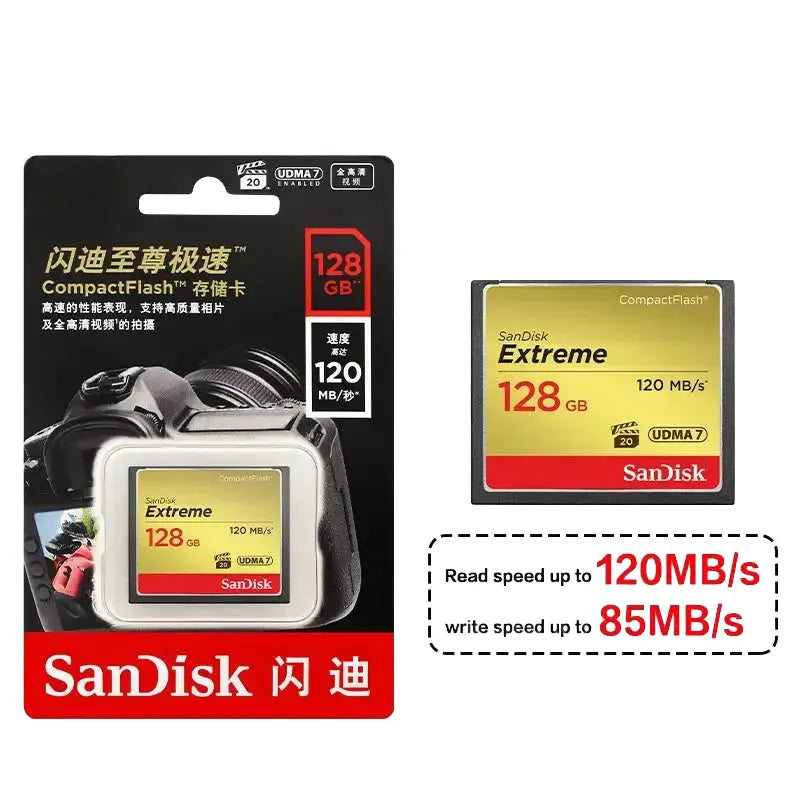 SanDisk Extreme CF Memory Card — product view 1