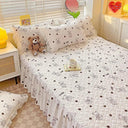Bonenjoy Cartoon Style Bed Skirt With Ruffled Lace