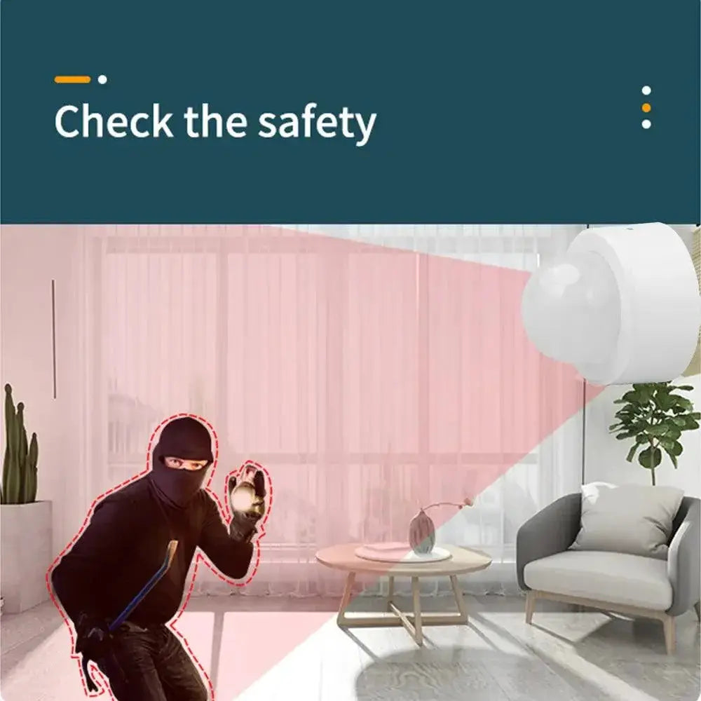 Mini Zigbee Motion Detector For Smart Home Security Solution