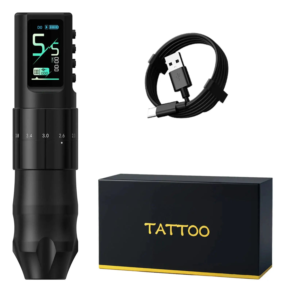 XNET Nebula Wireless Tattoo Machine Custom Motor 1600mAh Battery 7 Adjustable Strokes Dot Tattoo Pen For Beginner For Tattoo Art