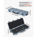 Hard Rifle Case Lockable Foam Insert