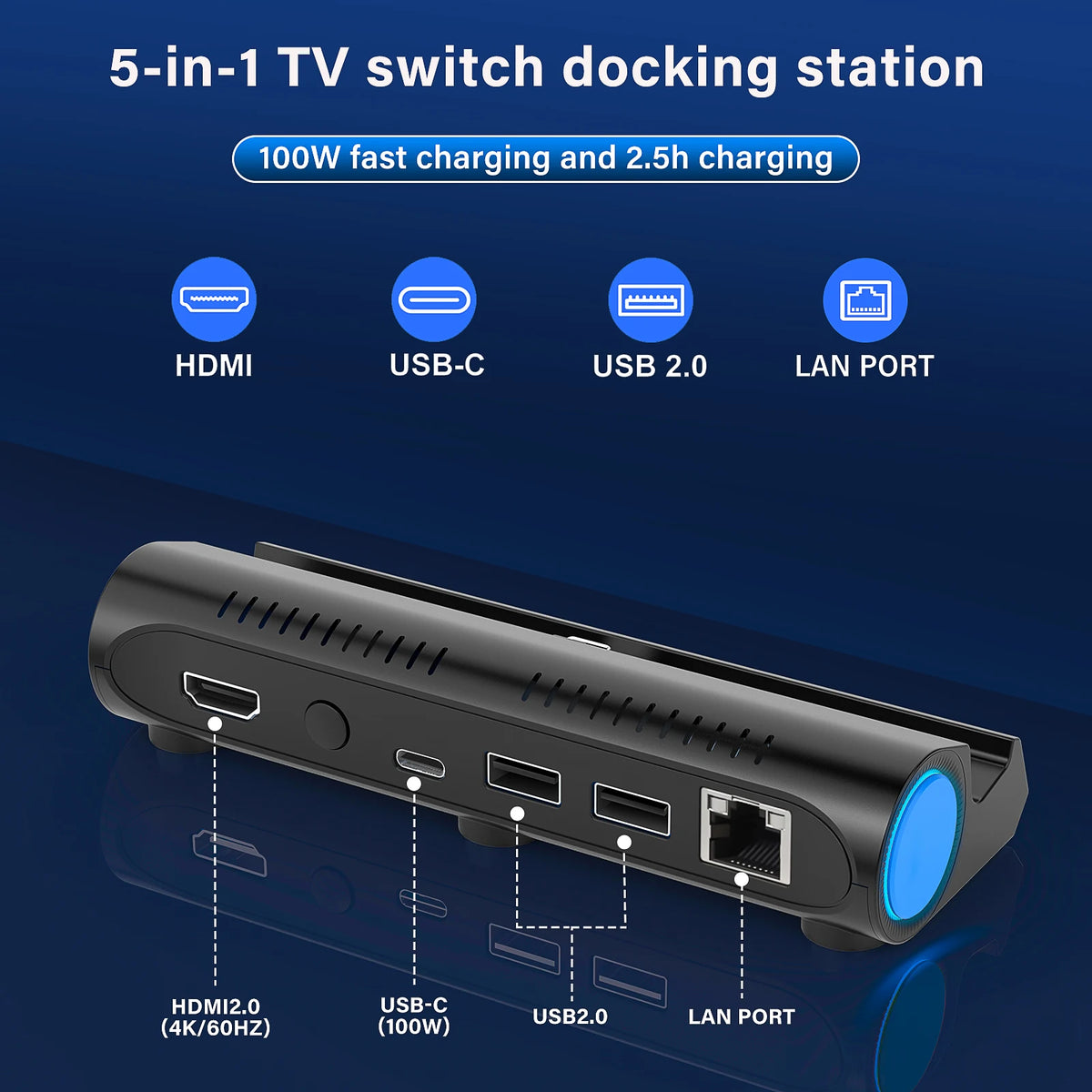 Switch USB Console Charging Dock