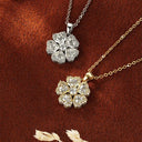 Dainty Gold Moissanite Necklace