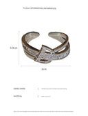 Letter D Open End Zircon Ring For Women 2024 Fashion Jewelry