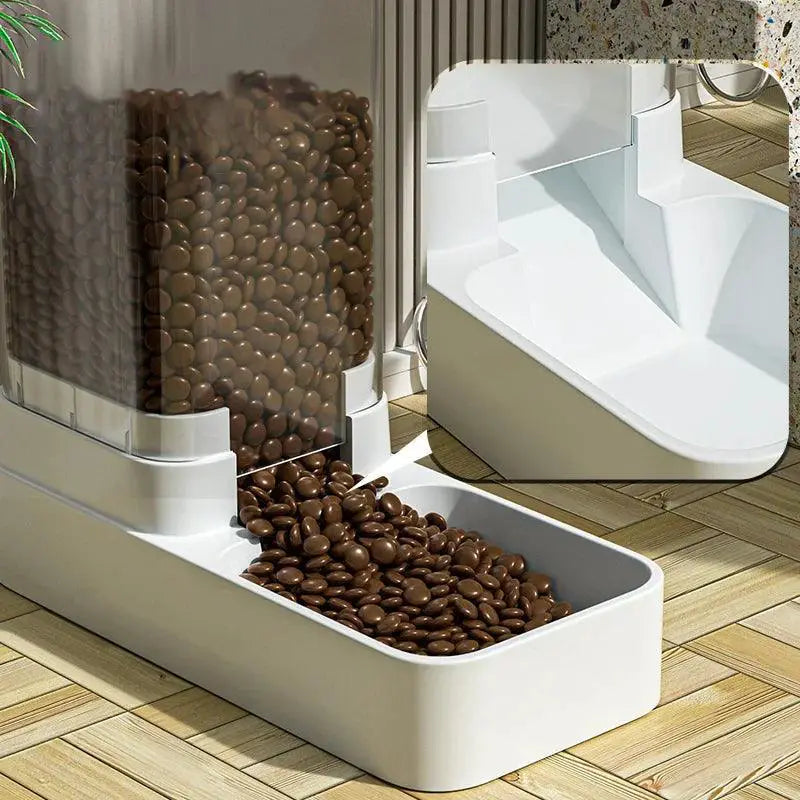 HOOPET Automatic Pet Feeder And Water Bowl Set For Pets
