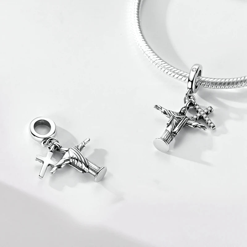Sterling Silver Charm Bead Eiffel