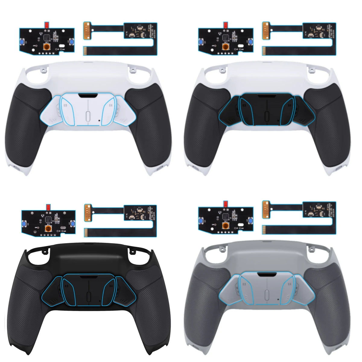 eXtremeRate Rubberized Grip Programable Kit