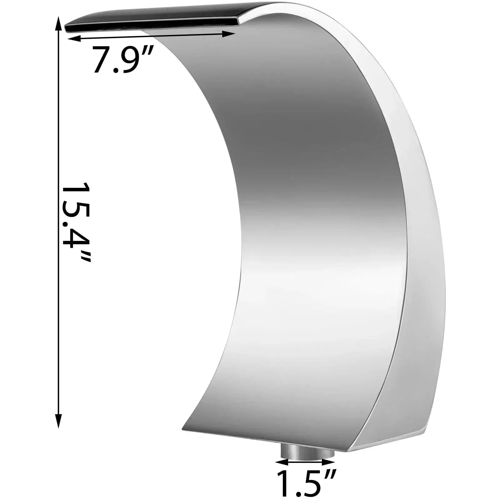 Vevor Pool Fountain Stainless Steel 60x30cm And 40x20cm