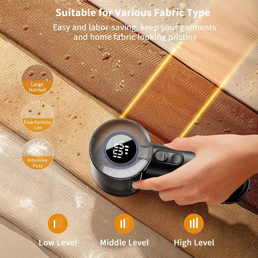 ColdSky Rechargeable Fabric Shaver Lint Remover With Display