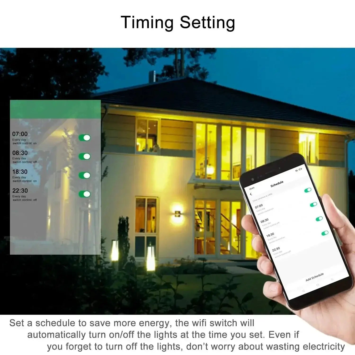 Tuya WiFi Smart Switch Voice Control Remote Access Alexa