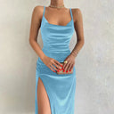 Hugcitar Velvet Maxi Dress Desk Date