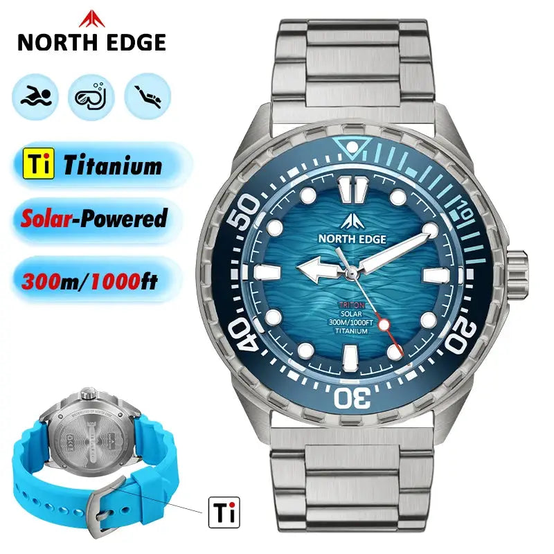 Titanium Case Solar Dive Watch — product image 1