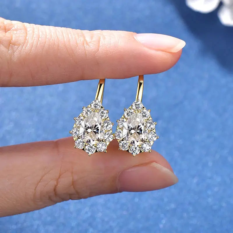 Oxtao Gold Moissanite Clip Earring — product image 6