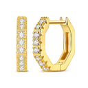 Mula Sterling Silver Golden Earrings