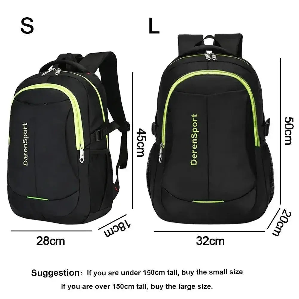 Lightweight Waterproof Oxford Backpack for Travel and School