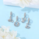 Sterling Silver Charm Star Letters