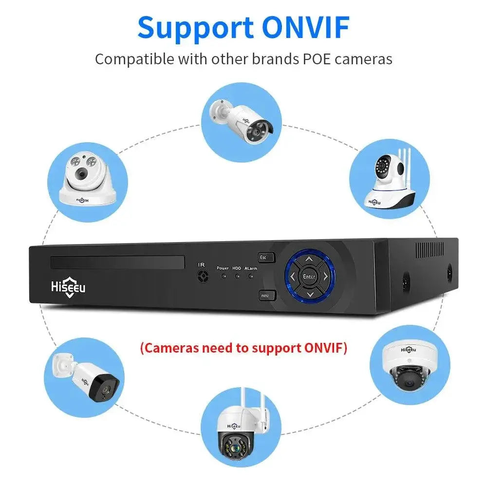 Hiseeu Surveillance System Enhanced Face Detection Setup