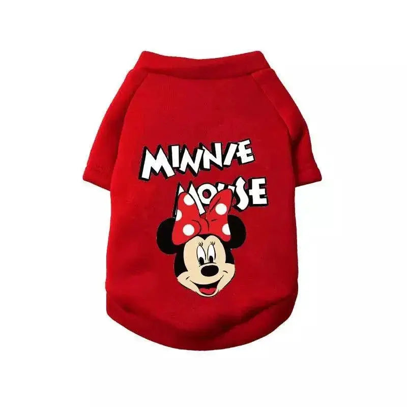 Disney Mickey Warm Dog Hoodie For Small To Medium Pets