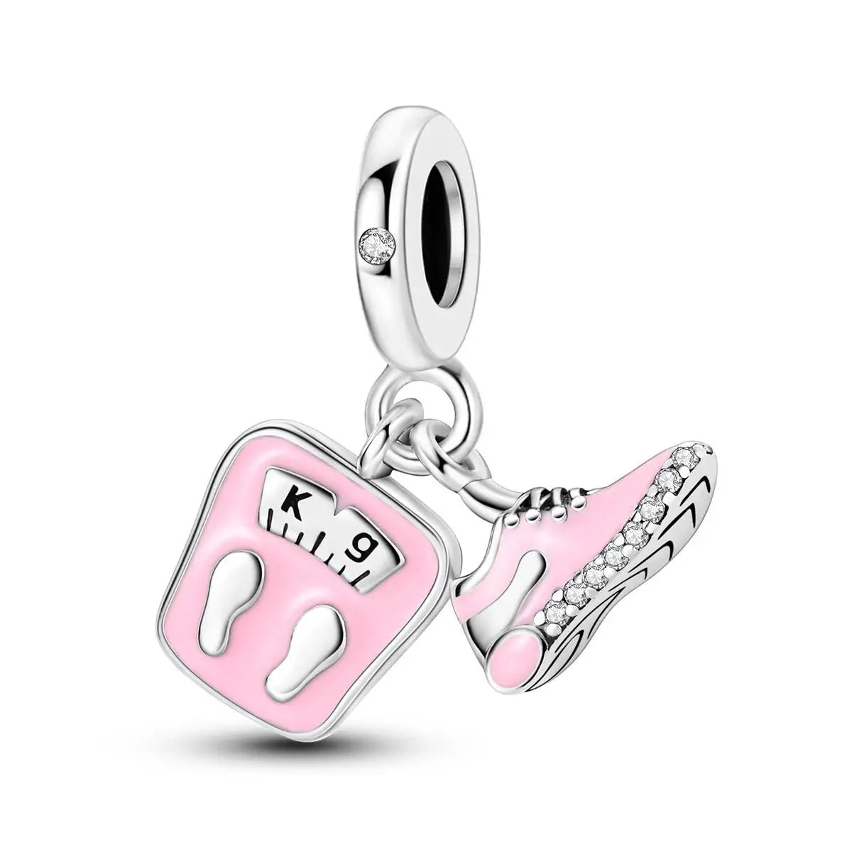 Charm Silver Plated Pendant Beads