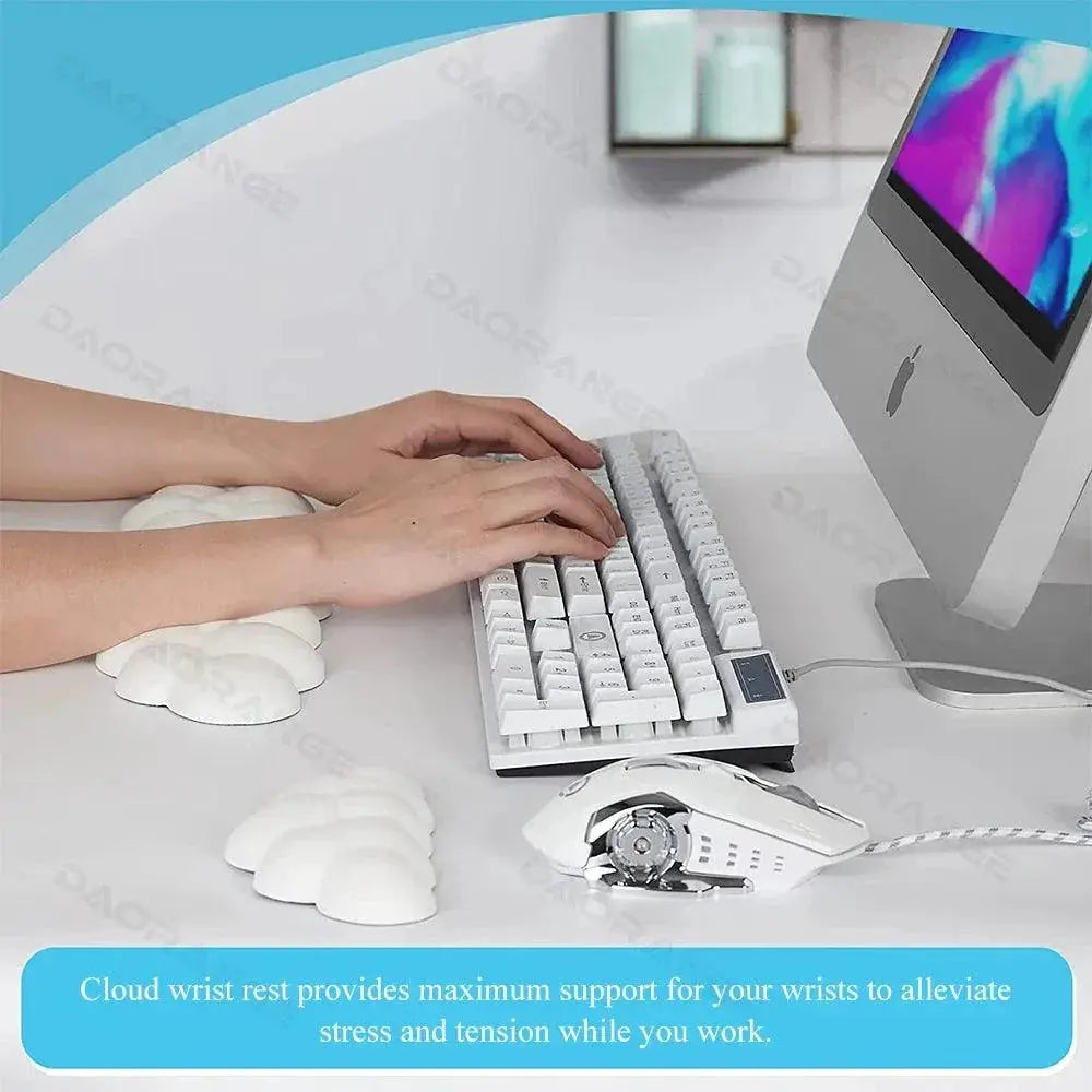 Ergonomic Memory Foam Wrist Rest Pad For Office Comfort