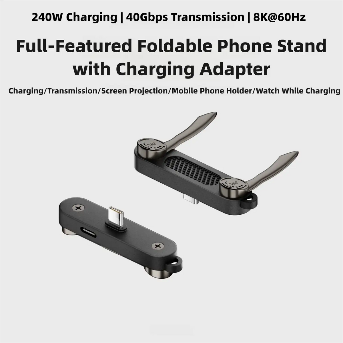 Type C Fold Hub - Fast Charge — product view 4
