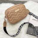 Wave Embroidery Square Bag for Everyday