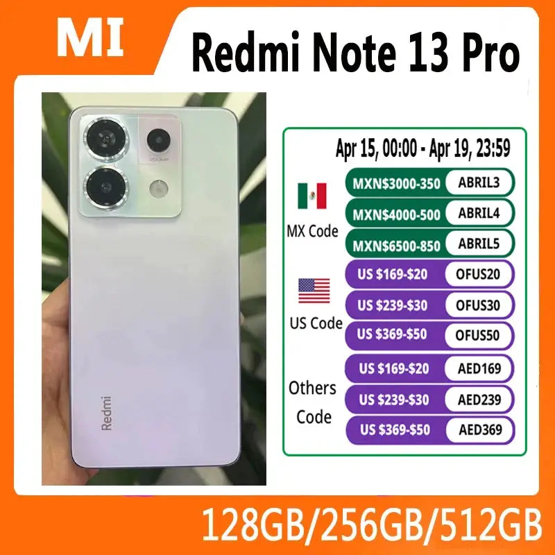 Redmi Note 13 Pro 5G Smartphone 6.67 Inch 200 MP Camera - product image 2