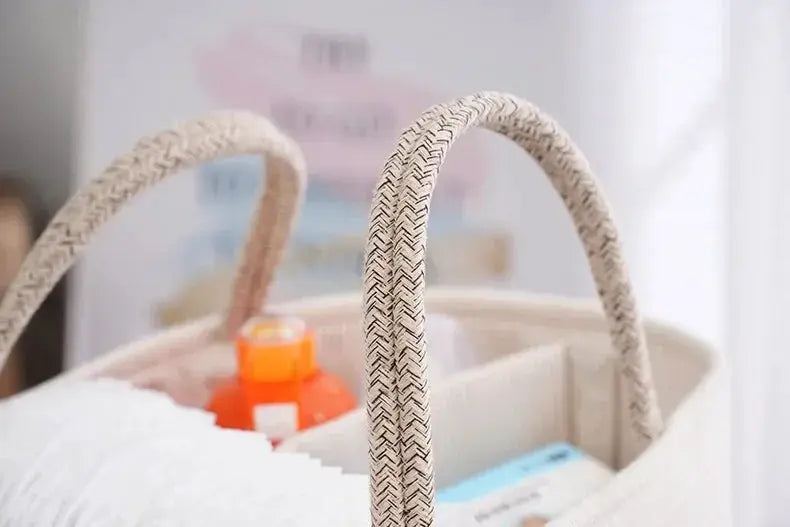 Multi Functional Travel Portable Mommy Bag Cotton Rope