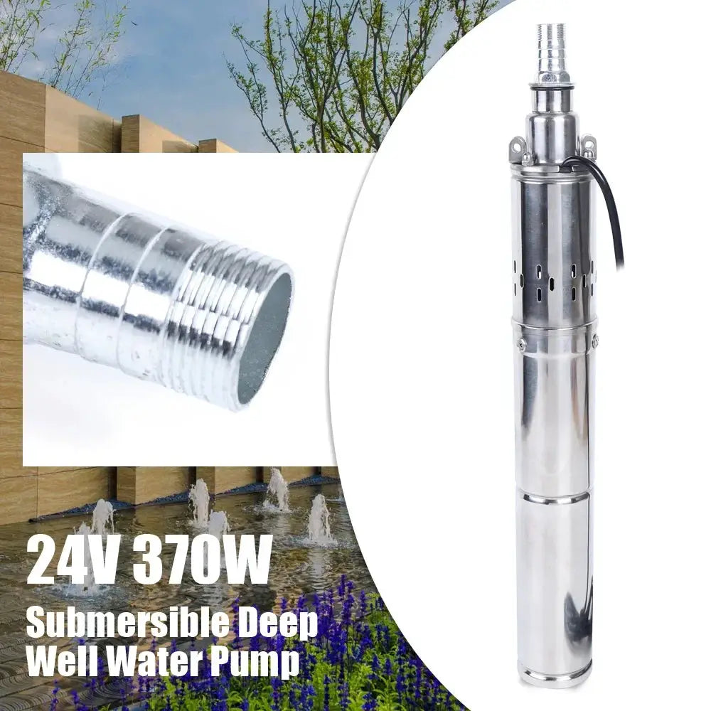 Solar Water Pump 24V 370W Submersible Stainless Steel Pump
