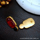 Geometric Jelly Translucent Gemstone Stud Earrings for Women