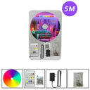 24V RGB LED Neon Rope Lights With Music Sync App Control Outdoor 30M