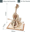 Robotime 3D Wooden Music Cello Puzzle Assembly Set