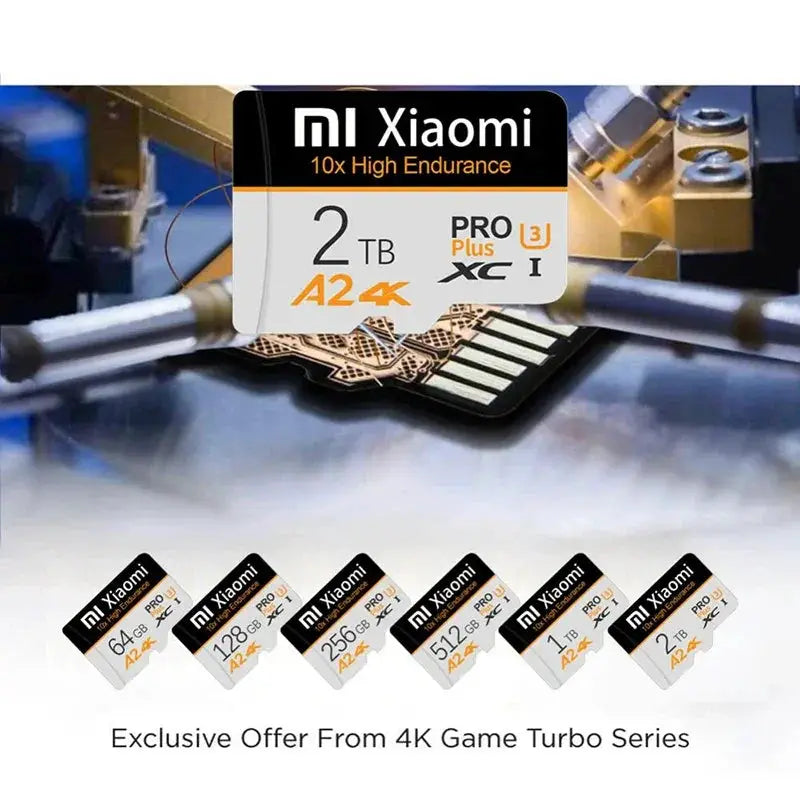 2TB Memory Card High Speed C10 U3 A2 SD Card Flash