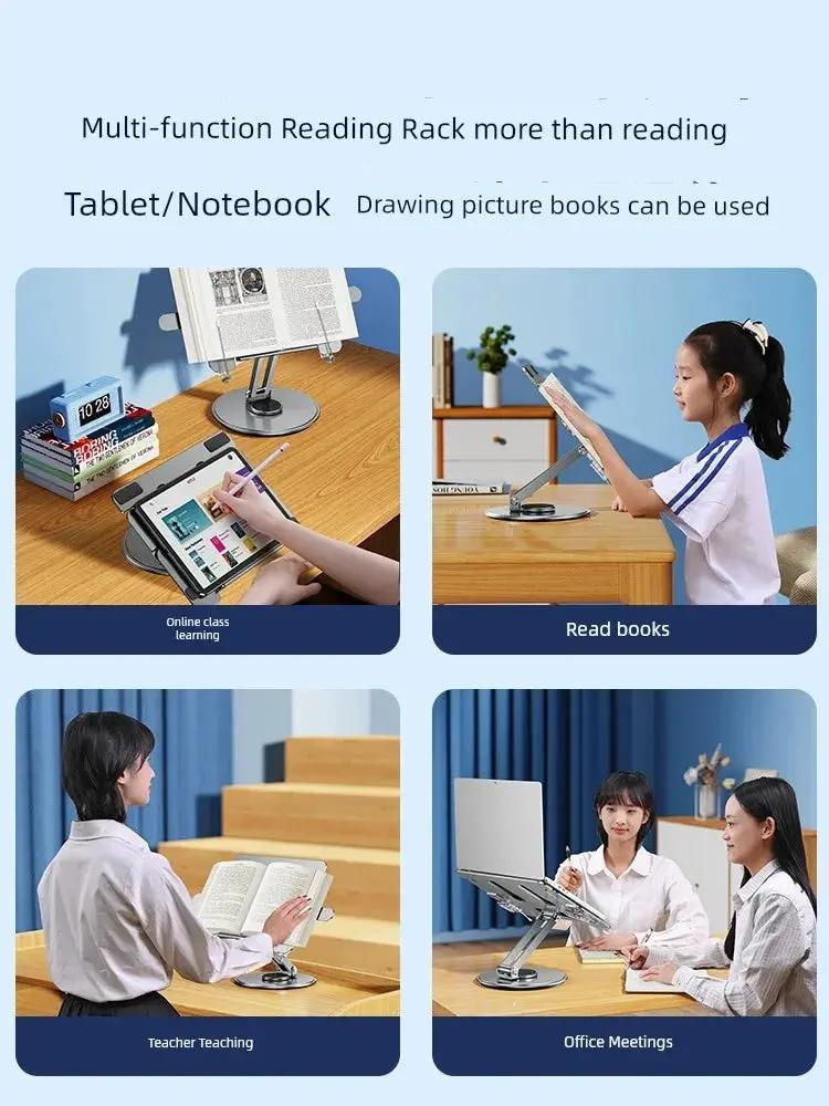 Notebook Riser Bracket 360 Degree Rotation Aluminum