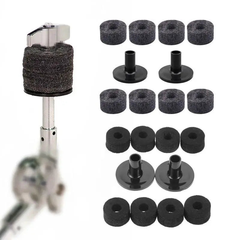 8 Pcs Cymbal Stand Felt Washer Sleeves Kit for Drums