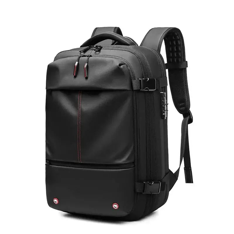 Men Travel Backpack Vacuum Compression 17 Inch Laptop Bag