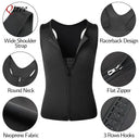 Qtree Men's Slimming Sauna Tank Top Body Shaper Vest