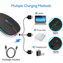 Rechargeable Wireless Mouse: Precision Gaming and Stylish Design