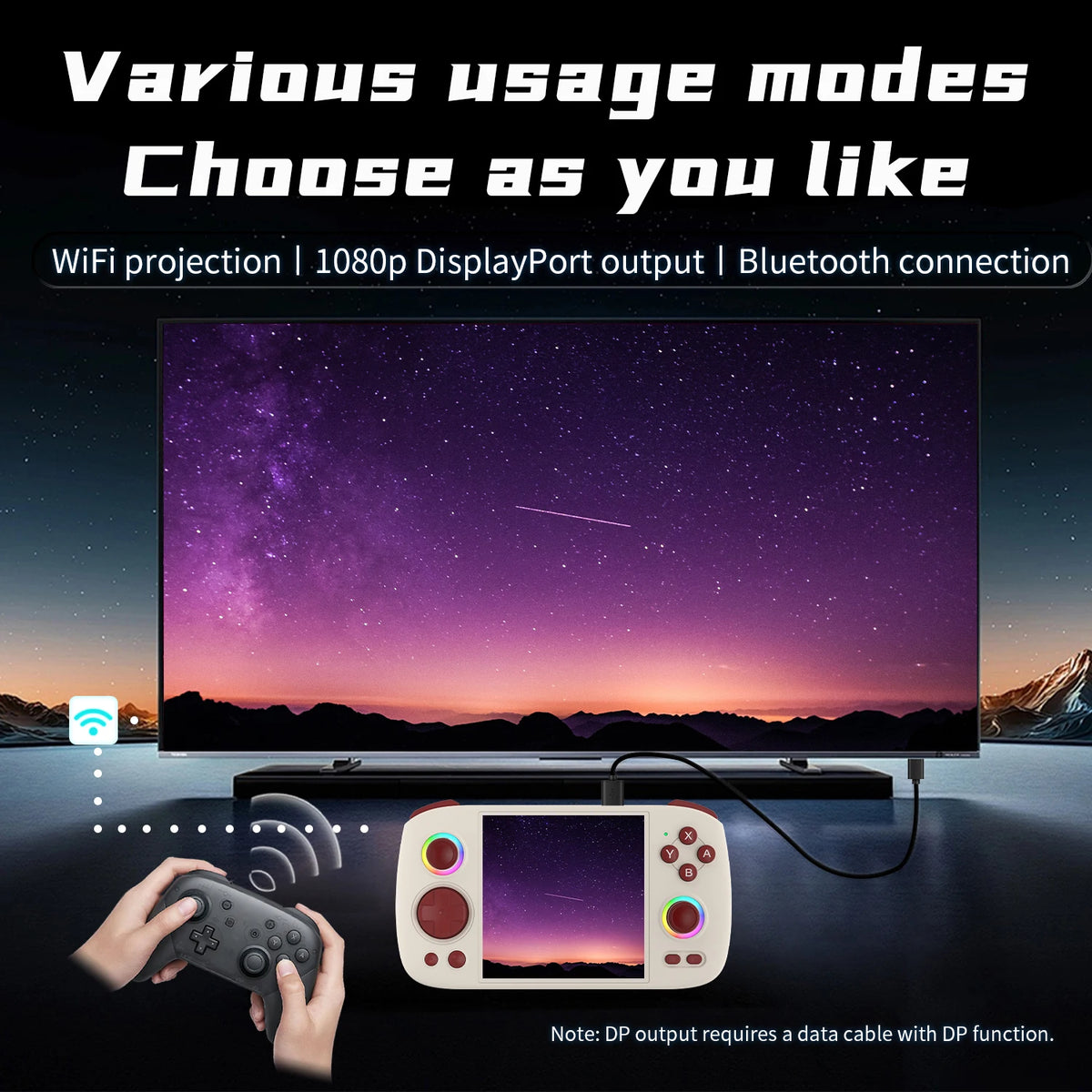 Anbernic RG Cube Handheld Game Console '' IPS Touch Screen — product view 8