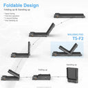 Foldable Under Desk Treadmill Walking Pad With Bluetooth Remote