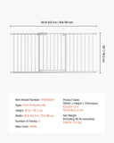 No Drill Pressure Mount Pet Gate