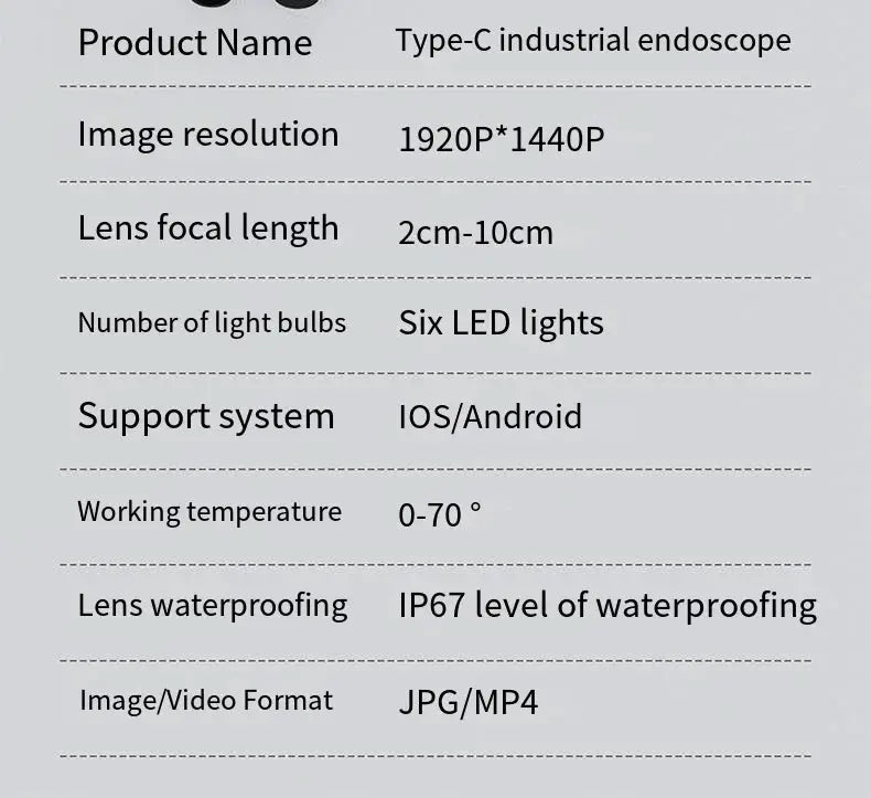 Endoscope Camera for Android Clear View — product view 16