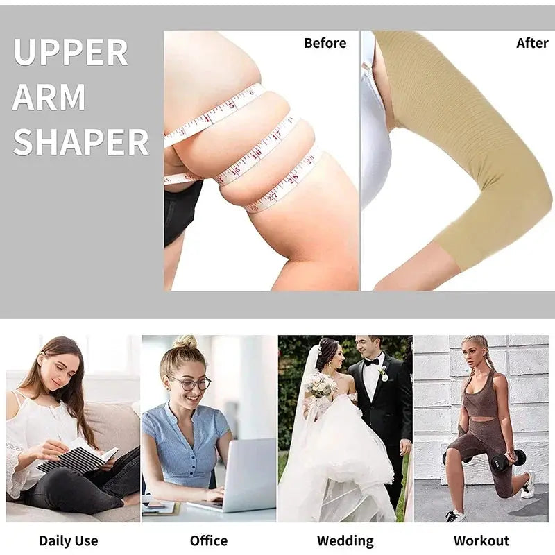Women's Slimming Arm Shaper and Posture Corrector Support