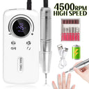45000RPM Electric Nail Drill Machine: Portable Nail File
