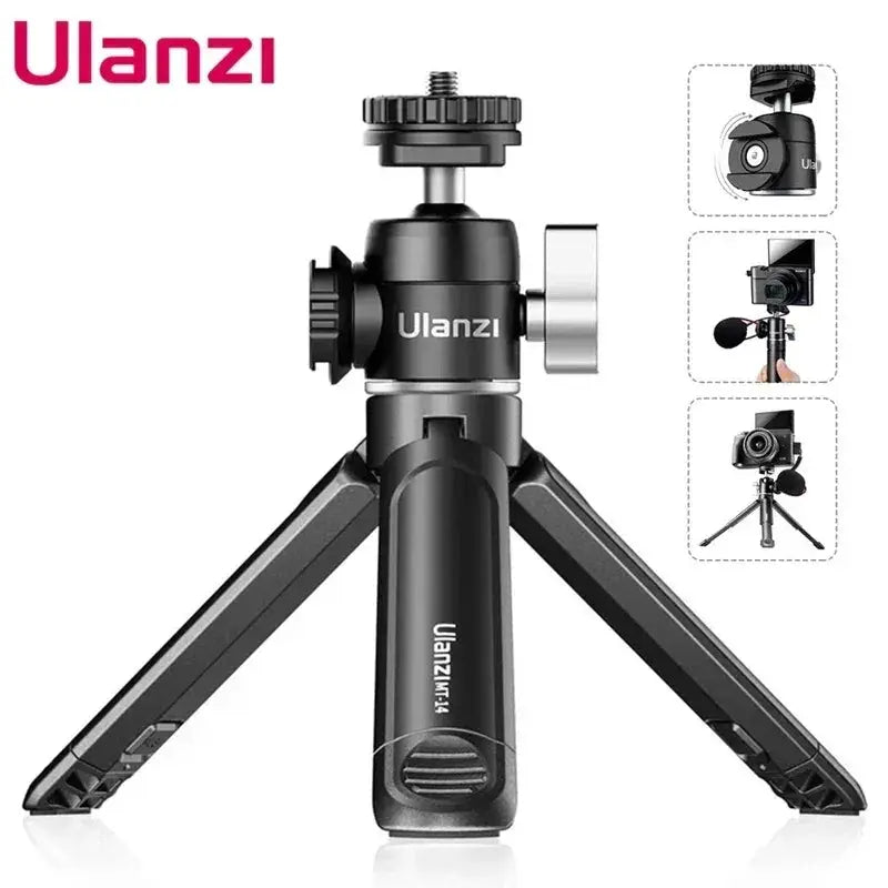 Ulanzi U Vlog Lite Mini Tripod With 360 Ball Head Cold Shoe