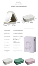 Carrying Travel Led Office Storage Smart Mirror Compact