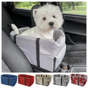 Pet Car Seat Travel Carrier for Small Pets Gray Safe Design