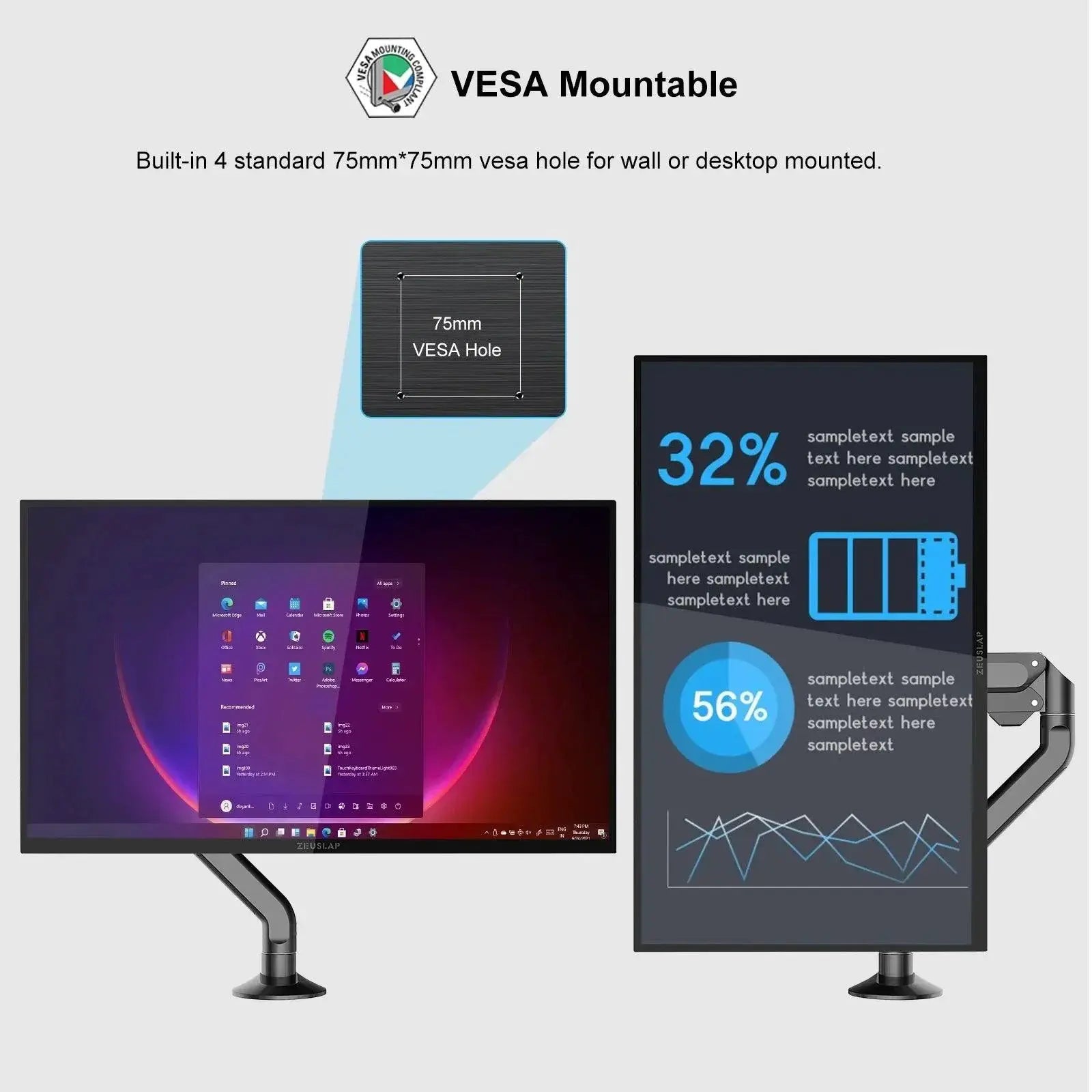 Zeuslap Z18TV Pro Portable Google TV Touchscreen Monitor
